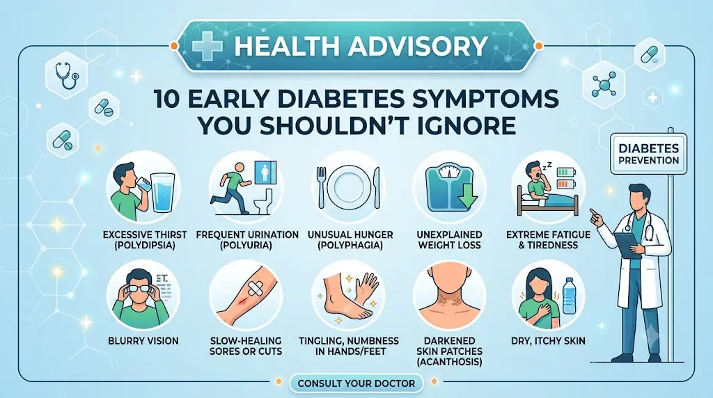Recognizing the Early Signs of Diabetes: 10 Warning Signs You Shouldn’t Ignore