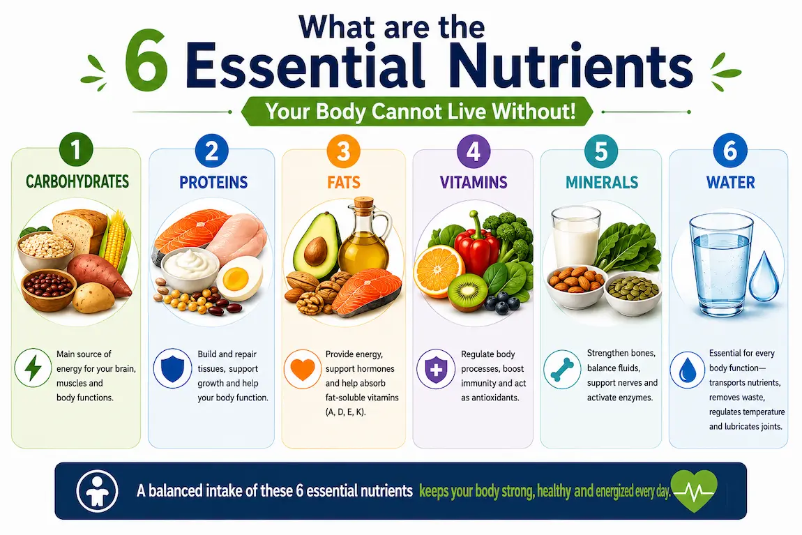 6 Essential Nutrients Your Body